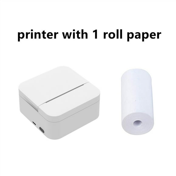 Portable Mini Thermal Printer 203dpi 57mm Printing Stickers Wireless Bluetooth Inkless Pocket Notes List Printer for Home ,Excellent Scanning Performance
