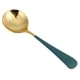 thumbnail image 3 of Juego de cucharas de sopa de acero inoxidable Sincero 5 piezas para niños color verde, 3 of 10