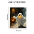 thumbnail image 3 of ZFLMY Ghost Pumpkin Alley Canvas Wall Art Decor For Home Living Room Bedroom Office, Halloween Wall Pictures, Perfect Gift for Holiday Season, Easy to Hang and Waterproof, 12x16/16x20 Inches 12x16in, 3 of 5