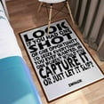 thumbnail image 6 of Look If You Had One Shot Rug, Printed Rug, Song Rugs, Motivation Rugs, Entry Rug, Personalized Gifts, Thick Rug, Bridesmaid Gift, 2.6'x6.5' - 80x200 cm, 6 of 8