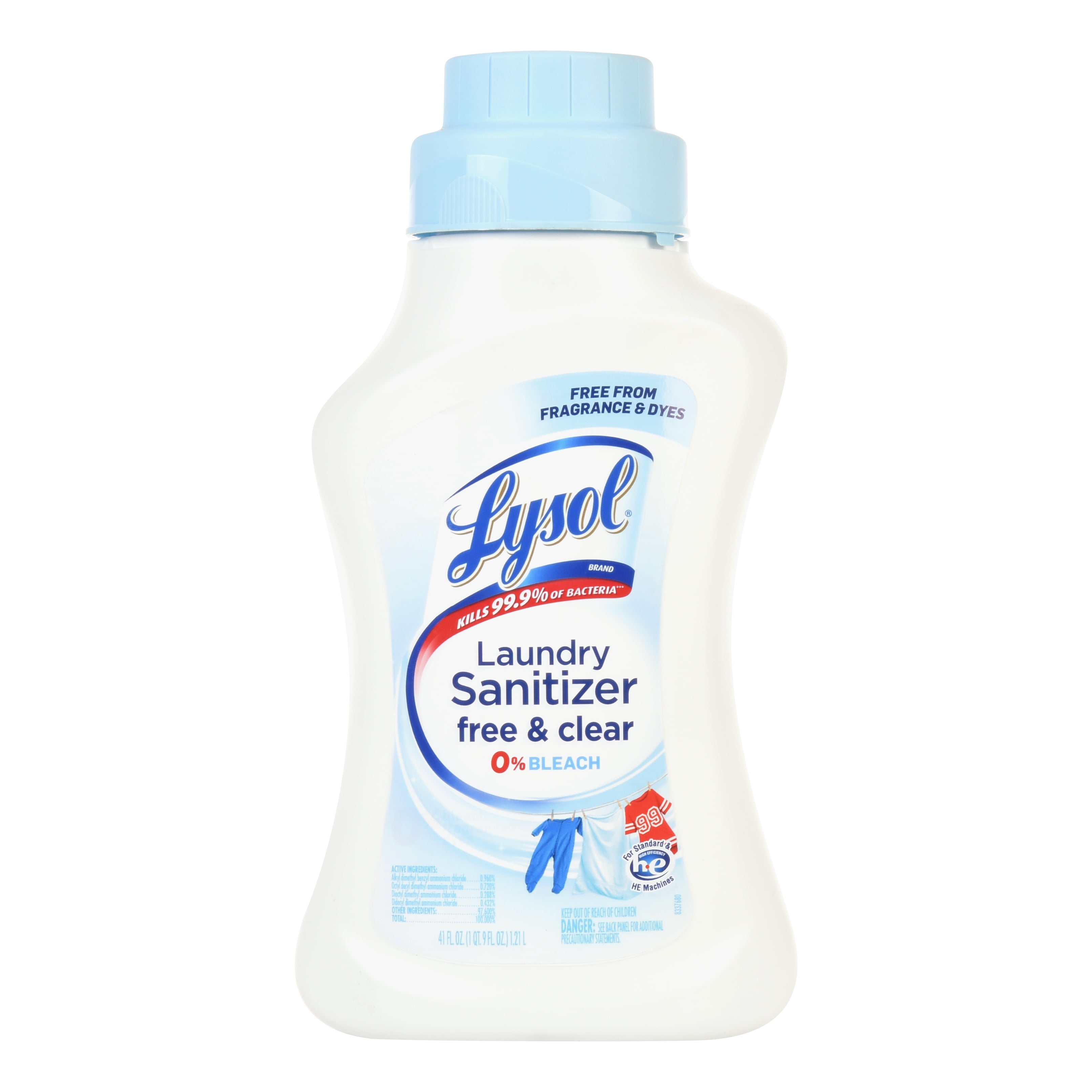 Lysol Laundry Sanitizer Free Clear 41 Oz Eliminates Odors And 