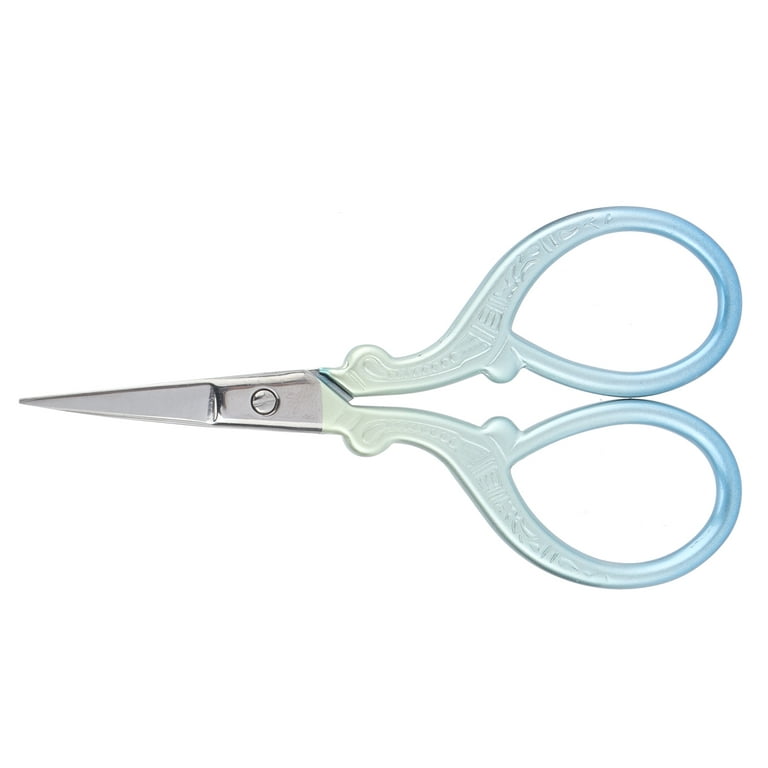 Knitting Scissors, Crafting Scissors Strong and Firm Embroidery Scissors  Stainless Steel for Household(Gradient Powder)