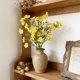 thumbnail image 4 of Plantas Verdes Artificiales De Plástico Ramo de flores artificiales de ciruelo amarillo,arreglo floral de tela y plástico para decoración del hogar,bodas y hoteles (1 pieza) Rkxzt, 4 of 8