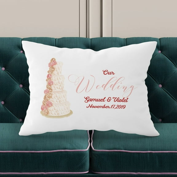 Personalized Wedding Pillow Case
