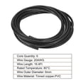 thumbnail image 6 of Uxcell 20AWG Electrical Wire 6 Conductors UL2464 Tinned Copper 16.4Ft Low Voltage PVC Case Flexible Extension Power Cord, 6 of 6