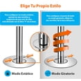 thumbnail image 3 of Tubo para Pole Dance Profesional SereneLife, Giratorio 360°, Altura Ajustable, Portátil y Desmontable, Bastón de Baile, Spinning Dancing Pole, Cromado, 3 of 9