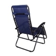 thumbnail image 4 of SEGMART 2-Piece Lounge Chair Outdoor, Folding Zero Gravity Recliners with Adjustable Headrests, Sturdy Camping Chairs with Cup Holder, Capacity of 264lbs for Backyard Porch Beach Pool Porch, Q12268, 4 of 10