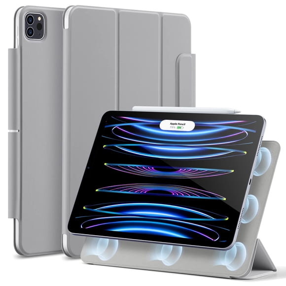 Funda para iPad Pro 11 ESR Rebound Magnetic con soporte bidireccional, gris
