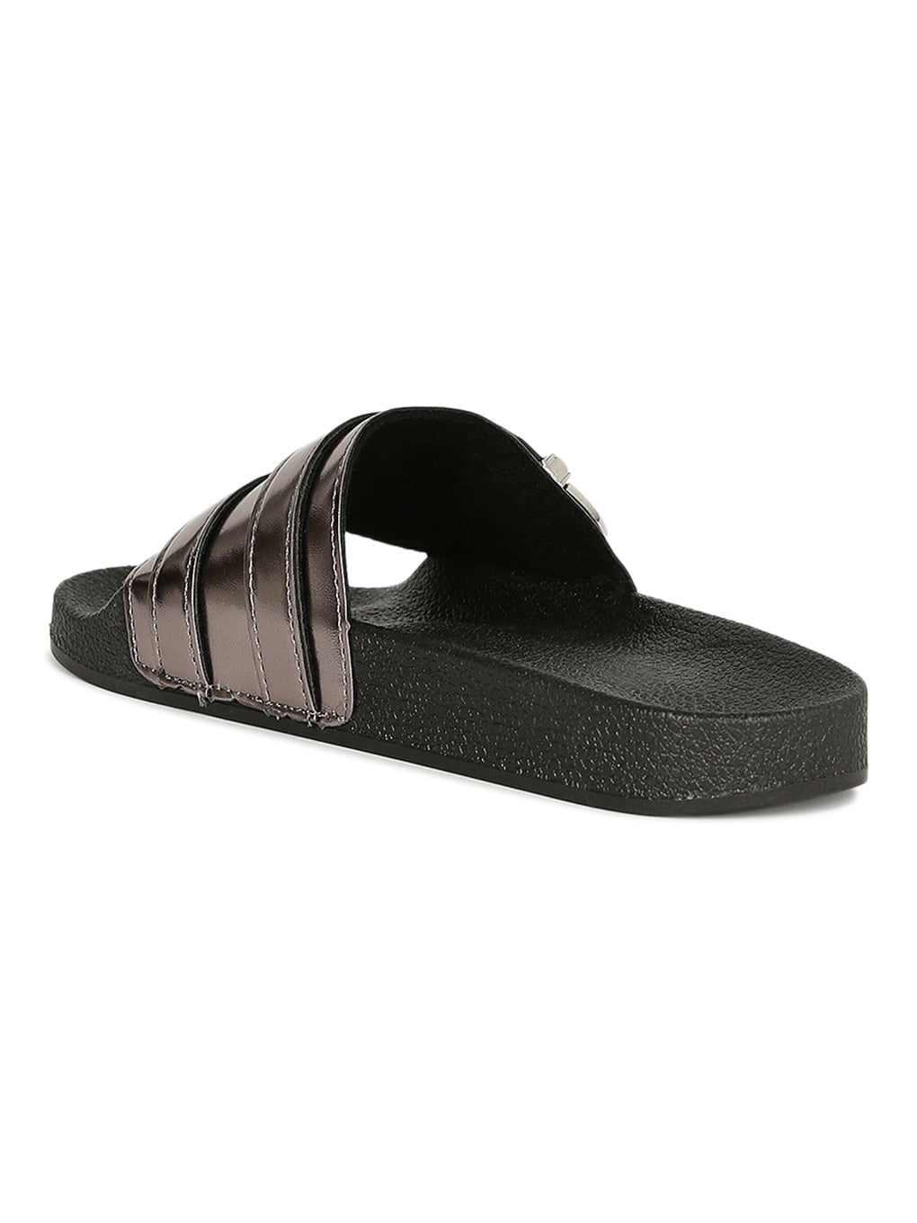 36サイズ　MEDI WESTERN BUCKLE SANDALS Ladies Western Double-Buckle Slide Sandals | Five Below