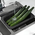 thumbnail image 1 of EGNMCR Kitchen Gadgets, Kitchen Accessories, Kitchen Utensils Multifunctional Retractable Drainage Basket For Home Kitchen Adjustable Over-the-Sink Colander And Storage Organizer Collapsible colander, 1 of 6