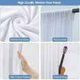 thumbnail image 3 of Joqmia Wrinkle-Free Backdrop Curtain,2-Panel Fabric Drapes for Wedding, Party, Photography Background, 3 of 6