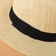 thumbnail image 2 of Sombrero de Paja Clásico Blanco para Hombre o Mujer, 2 of 4