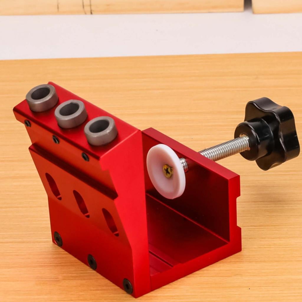 CEORPER Oblique Hole Locators Woodworking Positioners Drill Bit Pocket Hole Jig Set