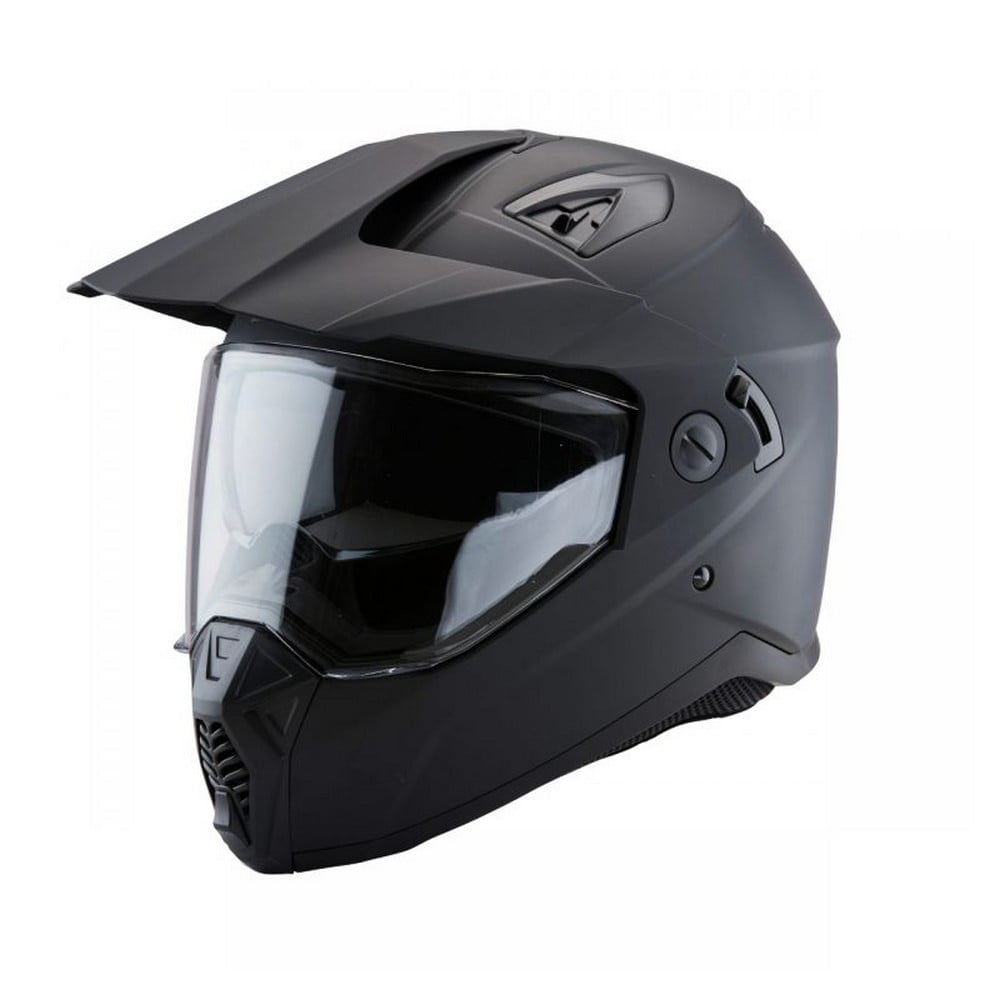Zox Vertex Motorcycle Helmet Black - Walmart.com