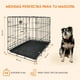 thumbnail image 3 of Jaula de acero Poli Pets para mascota 61x40x50cm color negro, 3 of 8