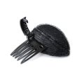 thumbnail image 1 of Cojín para la cabeza del pelo de hojaldre negro Clips para el volumen del cabello Almohadilla para el cabello esponjoso Clip de esponja Peine para moño Bump It Up Volume Base para el cabello Set para, 1 of 3