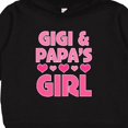 thumbnail image 3 of Inktastic Gigi and Papa Girl Cute Granddaughter Toddler Hoodie, 3 of 4
