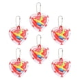 thumbnail image 2 of Creative Maze Ball Pendant Heart-Shaped for Adults Learning Activities Plastic Red Concentration Enhancement 6Pcs, 2 of 5