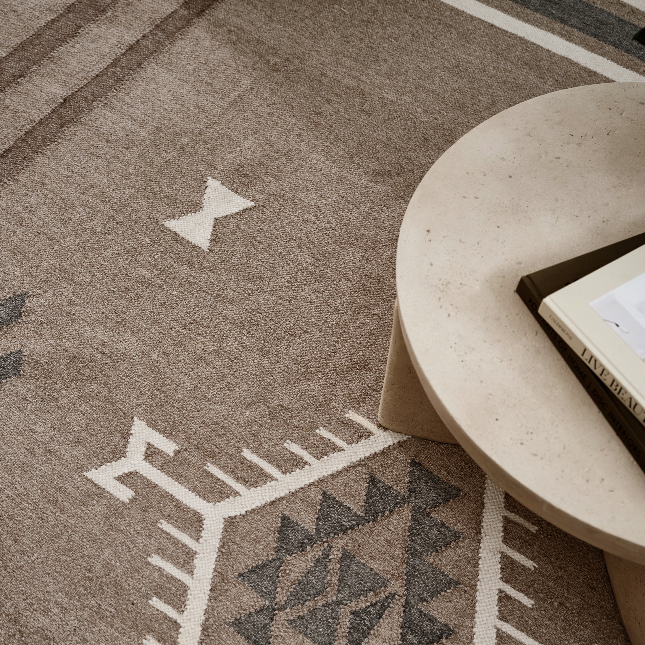 Rugs USA Westerly Southwestern Wool Blend Area Rug, 2' 6" x 8', Runner, Westerly Taupe