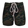 thumbnail image 6 of AXXD Shorts For Women Clearance Under $10,Summer Drawstring Elastic Waist Print Loose Pockets Cargo Shorts Camouflage 8, 6 of 7