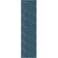 thumbnail image 3 of Unique Loom Davos Shag Collection Area Rug - Solid (2' 7" x 10' Runner Marine Blue), 3 of 7