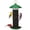 Green, variant on Kingsyard Yellow Metal Mesh Bird Feeder for Outside, Large Wire Mesh Sunflower and Peanut Feeder with Tray