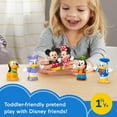 thumbnail image 3 of Fisher-Price Little People Disney Mickey & Friends 6-Piece Figure Set for Toddlers & Kids, 3 of 7