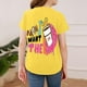 thumbnail image 2 of Gibobby Blusas Elegantes Mamá, la camisa para niños pequeños, niñas, último nervio, regalo del día de las madres, camisa de moda sólida para niños, camiseta para niños（Amarillo， 11-12 Años), 2 of 5