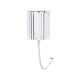 thumbnail image 2 of Fiudx Liquidación de ahorros de invierno Lámpara de mesa de cintura pequeña de cristal Lámpara de mesita de noche para dormitorio Lámpara de mesa pequeña con carga LED, 2 of 6