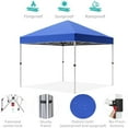 thumbnail image 3 of M optimized 10x10 ft Canopy Tent, Portable Outdoor Pop Up Commercial Canopy Tent with Wheeled Bag, Height Adjustable Straight Legs, Waterproof and UV Protection, 3 of 7