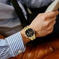 thumbnail image 6 of Father’s Day Men’s Openwork Quartz Watch – Alloy Case Business Casual Wristwatch with Stainless Steel Strap, Skeleton Dial Fashion Timepiece Gift for Dad, 6 of 6
