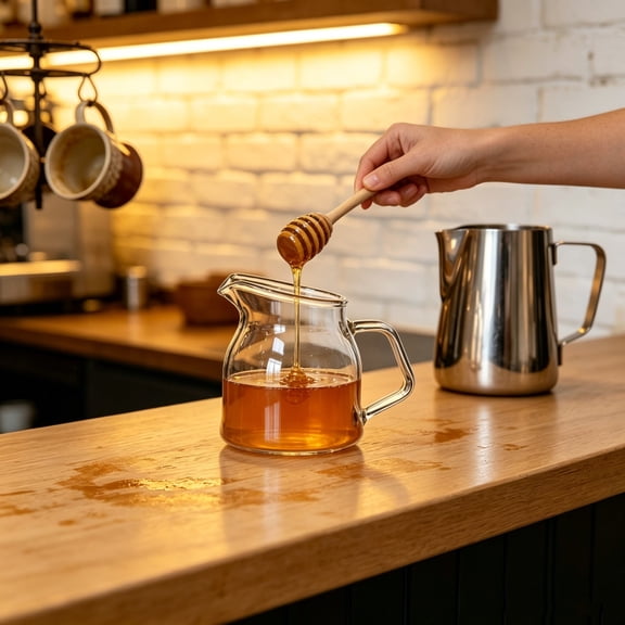 AuroraX Mini Glass Pitcher with Lid and Handle 3 oz , Milk Lemonade Hot and Cold Sun Tea Jar Drink Pitcher for Party Teacher Gift
