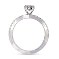 thumbnail image 4 of IGI Certified Lab Grown Diamond Engagement Ring | Center 10x5mm Marquise Cut Split Shank Solitaire Wedding Anniversary Rings For Women 18k Solid White Gold | F-G, VS-SI Quality (1.15 Ctw) Ring Size-5, 4 of 7