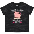 thumbnail image 3 of Inktastic Just a Kid Who Loves Pigs Boys or Girls Toddler T-Shirt, 3 of 5