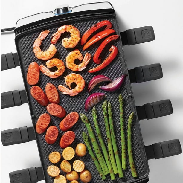 ＲＯＸＥＴＴＥ（ロクセット）／８㎝シングルＣセットセット RICARDO Non-Stick Reversible Electric Raclette Set, 18 Pieces, 8