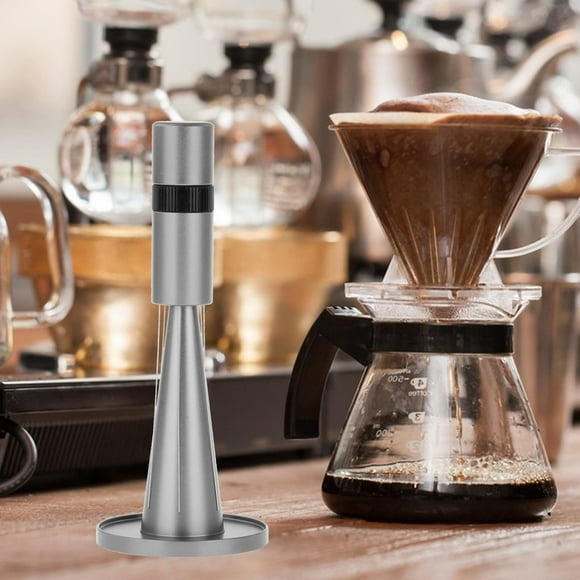 Tamper de Café Profesional 6 Tamper Sticks con Soporte Coffee Stirring Tamper Distribution Tool para El Hogar, La Oficina, La Cafetería , gris negro BLESIY Manipulación de café