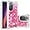 Pink, variant on Compatible with Motorola Moto Edge Plus 2022 Case Glitter Liquid Cute Clear Phone Case Floating Quicksand Shockproof Protective Bumper Soft TPU Case for Moto Edge Plus 2022 5G Love Pink YB