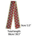 thumbnail image 3 of INSPIRE CHIC Women's Lovely Polka Dots for Bag Hair Band Neck Wraps Scarf Claret Big Dot, 3 of 6