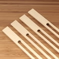 thumbnail image 4 of Wide Bamboo Double Prong Fondue Sticks Barbecue Grilling Kabob Skewers, 9.5" Long, 100 Pieces, 4 of 7