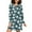 N134, variant on joogoo Eagles Pattern Women's Long Sleeve Nightgown Sleepwear L