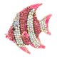 thumbnail image 1 of Broche para mujer, broche brillante para mujer, broche de aleación con diamantes de imitación, broche de pez brillante, características mejoradas, 1 of 8