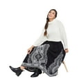 thumbnail image 6 of Women Long Maxi Skirt Elastic Hight Waist A Line Beach Holidays Skirts S-XL, 6 of 6