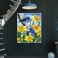 thumbnail image 4 of Pintura al óleo de pájaros y flores por números DIY decoración del hogar pintada a mano sin marco Tmvgtek decoración de arte en el hogar, 4 of 9