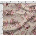thumbnail image 2 of Soimoi Asian Paisley Print,Cotton Poplin, Sewing Fabric Sold by The Yard 42 Inch Wide,Sewing Craft Quilting/Quilt Making Fabric, Dusty Pink, 2 of 5