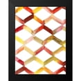 thumbnail image 2 of Popp, Grace 19x24 Black Modern Framed Museum Art Print Titled - Sunshine Chevron II, 2 of 5