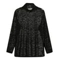 thumbnail image 2 of Abomasnow Men's Graphic See Through Shirts Casual Mock Neck PU Leather Stretchy Pullover Tops Slim Fit Long Sleeve Mesh Tee Shirt, 2 of 6