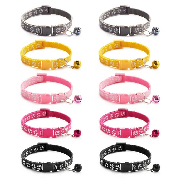 Puppy ID Collars Identification Whelping Soft Nylon Adjustable Breakaway Safety Litter