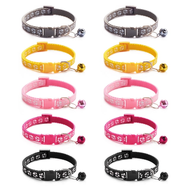 Puppy ID Collars Identification Whelping Soft Nylon Adjustable Breakaway Safety Litter