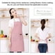 thumbnail image 2 of Advancent Delantal de cocina Babero de cuello ajustable Delantales de cocina Paño de cintura cómodo Hornear Tareas domésticas Hombres Mujeres Regalo Cocina y Comedor Raya rosa Advancent HA080275-02, 2 of 6