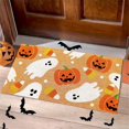 thumbnail image 3 of LZCKDPX Halloween Natural Coir Doormat Cute Ghost Welcome Floor Mat Non-Slip Entrance Door Rugs for Indoor Outdoor Bathroom Porch Decor, 16.5 x 29 Inch,Halloween Pattern,19.68in x 31.4in,1, 3 of 7